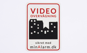 minAlarm.dk Video-klæbemærkat
