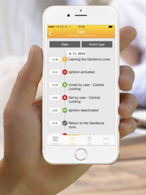 Jablotron bilalarm og GPS-tracker